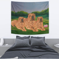 Shar Pei Dog Print Tapestry-Free Shipping - Deruj.com