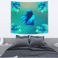 Betta Fish Art Print Tapestry-Free Shipping - Deruj.com