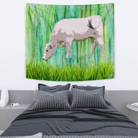 Amazing Chianina Cattle (Cow) Print Tapestry-Free Shipping - Deruj.com