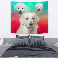 Kuvasz Dog Print Tapestry-Free Shipping - Deruj.com