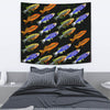 Slender Danios Fish Print Tapestry-Free Shipping - Deruj.com