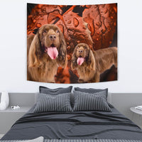 Cute Sussex Spaniel Print Tapestry-Free Shipping - Deruj.com