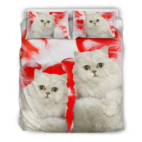 Cute Persian Cat Print Bedding Set- Free Shipping - Deruj.com