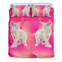 Devon Rex Cat Print Bedding Set-Free Shipping - Deruj.com