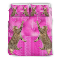 Pixie-bob Cat Catching heart Print Bedding Set-Free Shipping - Deruj.com