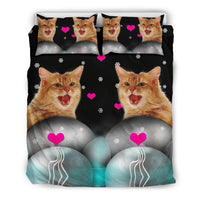 Amazing Somali cat Print Bedding Set-Free Shipping - Deruj.com