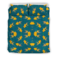 Yellow Fish Lots Print Bedding Sets-Free Shipping - Deruj.com