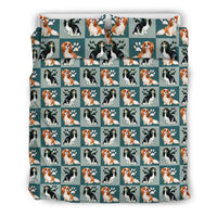 Cavalier King Charles Spaniel Pattern Print Bedding Set-Free Shipping - Deruj.com