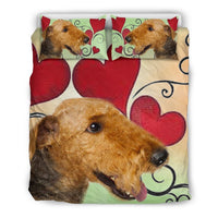 Airedale Terrier Love Print Bedding Sets-Free Shipping - Deruj.com