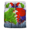 Eclectus Parrot Print Bedding Set-Free Shipping - Deruj.com