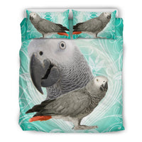 African Grey Parrot Print Bedding Sets-Free Shipping - Deruj.com