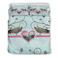 Amazing African Grey Parrot Print Bedding Sets-Free Shipping - Deruj.com