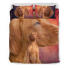 Cute Vizsla Dog Print Bedding Set- Free Shipping - Deruj.com