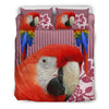 Scarlet Macaw Parrot Print Bedding Sets-Free Shipping - Deruj.com