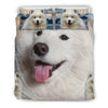 Cute Samoyed Dog Print Bedding Set- Free Shipping - Deruj.com