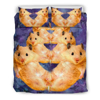 Golden Hamster Print Bedding Set-Free Shipping - Deruj.com
