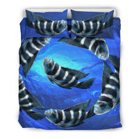 African Cichlid Fish Print Bedding Set-Free Shipping - Deruj.com