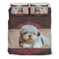 Lovely Shih Tzu Dog Print Bedding Sets-Free Shipping - Deruj.com