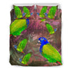 Beautiful Blue Headed Parrot Print Bedding Set-Free Shipping - Deruj.com