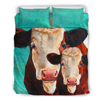Simmental Cattle (Cow)  Print Bedding Set-Free Shipping - Deruj.com