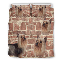 Australian Silky Terrier Print Bedding Set- Free Shipping - Deruj.com