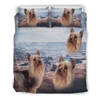 Cute Australian Silky Terrier Print Bedding Set- Free Shipping - Deruj.com