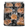 Cute Djungarian Hamster Print Bedding Set- Free Shipping - Deruj.com