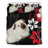 Cute Himalayan guinea pig Print On Black Bedding Sets-Free Shipping - Deruj.com
