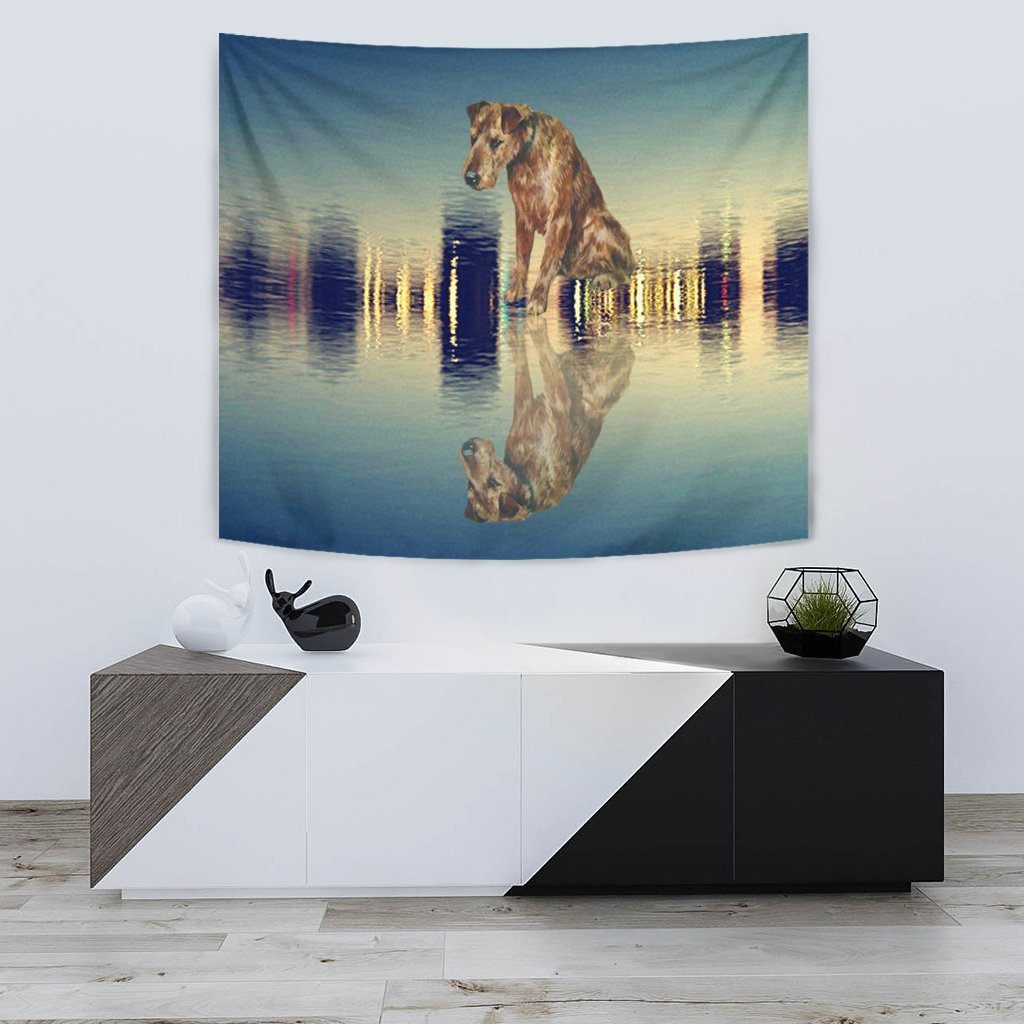 Amazing Irish Terrier Dog Print Tapestry-Free Shipping - Deruj.com