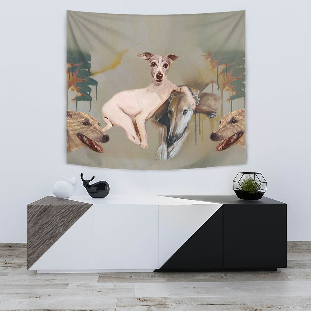 Italian Greyhound Print Tapestry-Free Shipping - Deruj.com