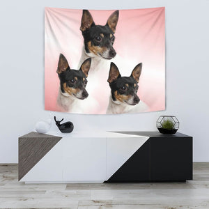 Toy Fox Terrier Print Tapestry-Free Shipping - Deruj.com