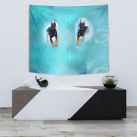 Doberman Pinscher Print Tapestry-Free Shipping - Deruj.com