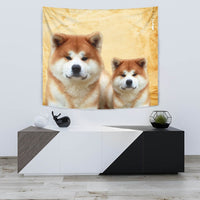 Cute Akita Inu Dog Print Tapestry-Free Shipping - Deruj.com