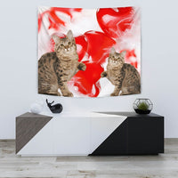 American Bobtail Cat Print Tapestry-Free Shipping - Deruj.com
