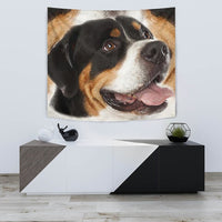 Greater Swiss Mountain Dog Print Tapestry-Free Shipping - Deruj.com