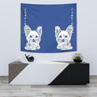 Yorkshire Terrier (Yorkie) Dog Print Tapestry-Free Shipping - Deruj.com