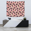 Rottweiler Dog Floral Print Tapestry-Free Shipping - Deruj.com