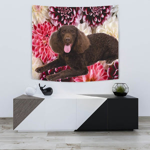 Cute American Water Spaniel Print Tapestry-Free Shipping - Deruj.com