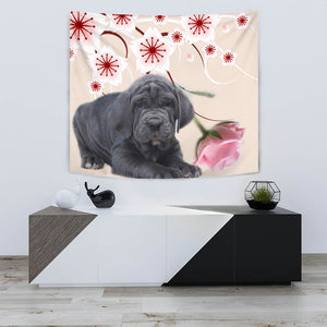 Neapolitan Mastiff Dog Print Tapestry-Free Shipping - Deruj.com