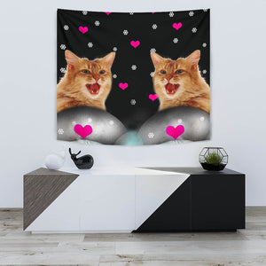 Somali cat Print Tapestry-Free Shipping - Deruj.com