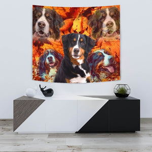 Bernese Mountain Dog Print Tapestry-Free Shipping - Deruj.com