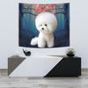 Cute Bichon Frise Print Tapestry-Free Shipping - Deruj.com