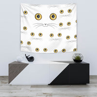 Cute Cat Face Print Tapestry-Free Shipping - Deruj.com