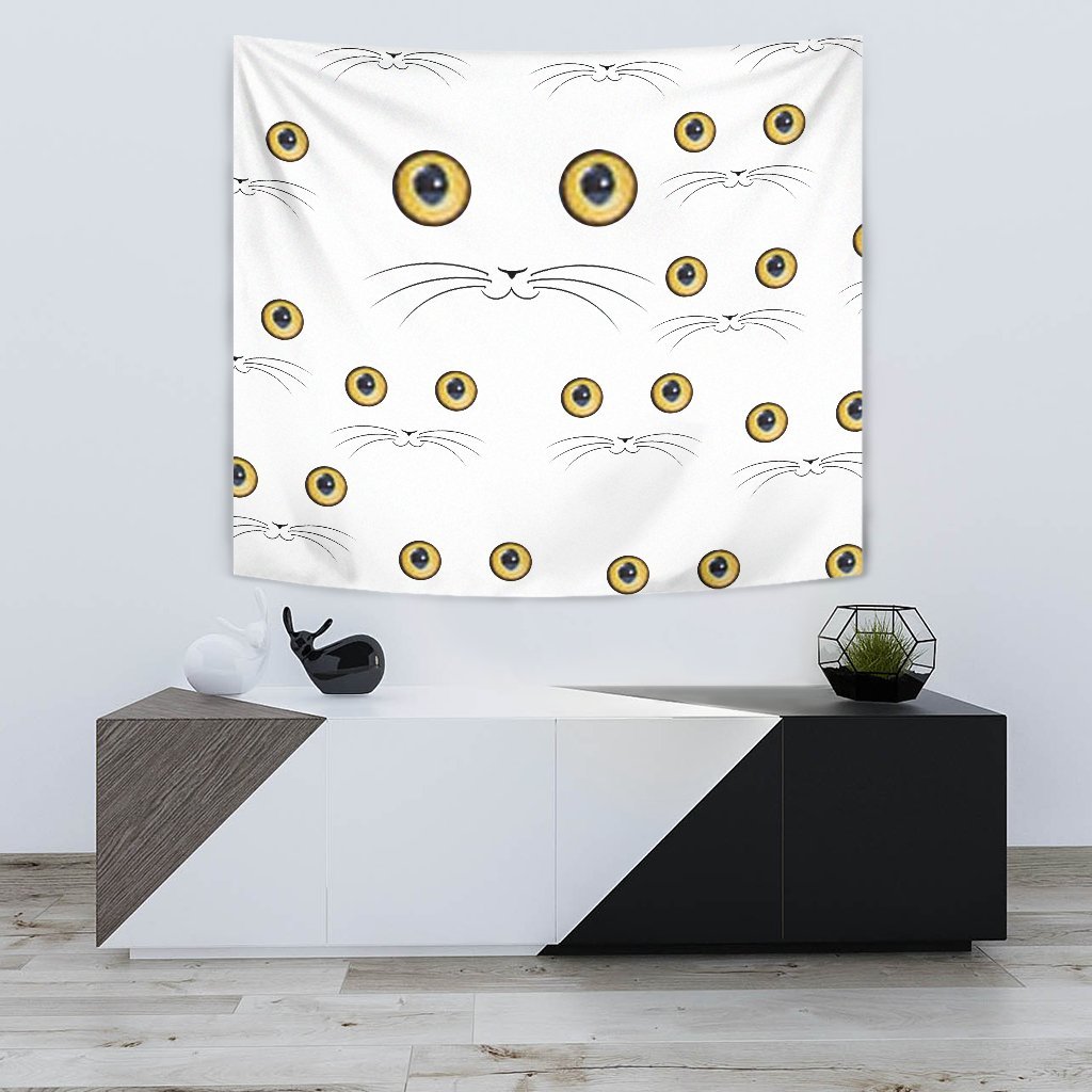 Cute Cat Face Print Tapestry-Free Shipping - Deruj.com