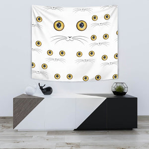 Cute Cat Face Print Tapestry-Free Shipping - Deruj.com