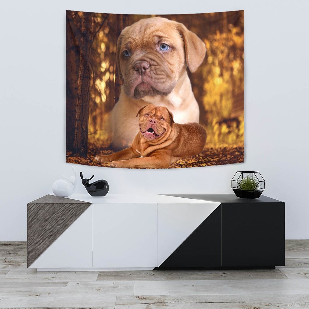 Bordeaux Mastiff Dog Print Tapestry-Free Shipping - Deruj.com