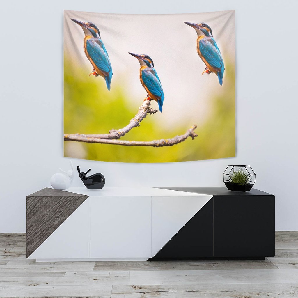 Kingfisher Bird Print Tapestry-Free Shipping - Deruj.com