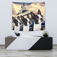 Amazing Boston Terrier Print Tapestry-Free Shipping - Deruj.com