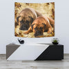 Bullmastiff Dog Print On Tapestry-Free Shipping - Deruj.com