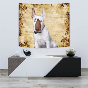 Bull Terrier Dog Print Tapestry-Free Shippping - Deruj.com